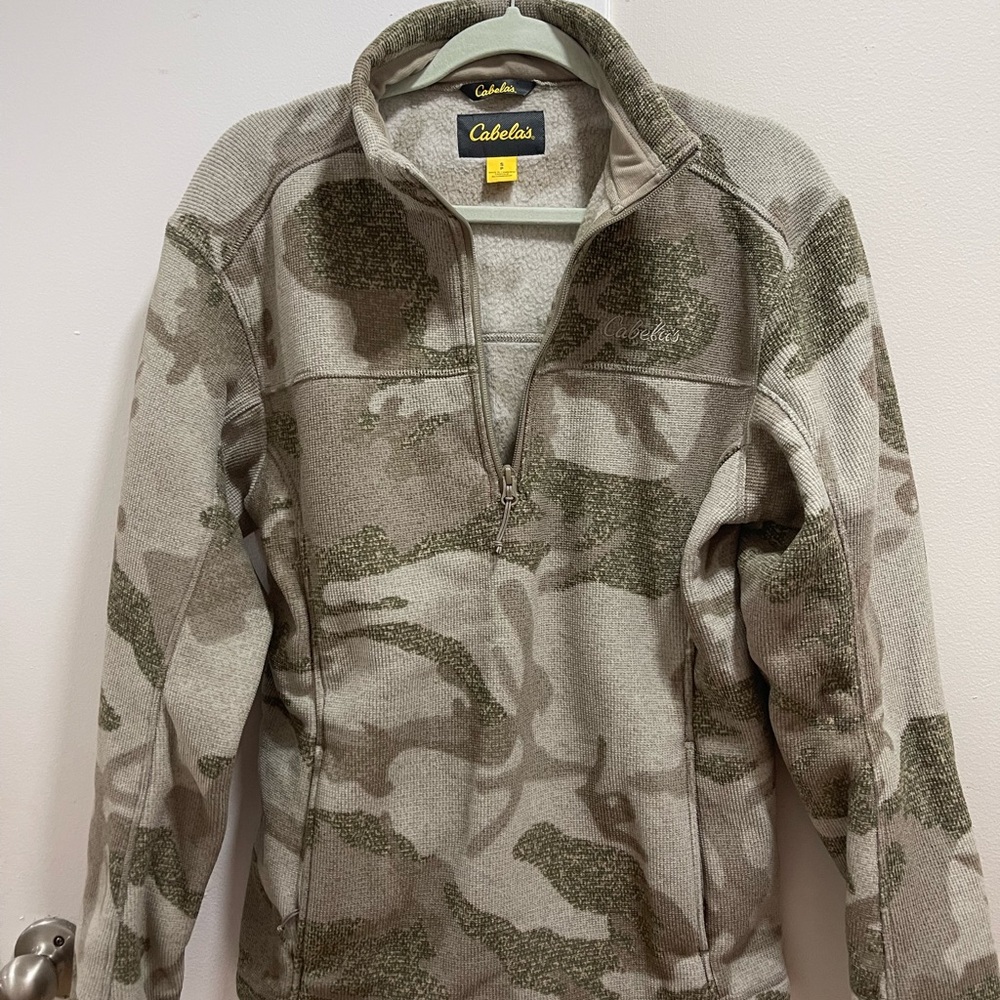 Cabela's Camo 1/4 Zip Pullover